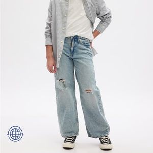Kids Low Stride Relaxed Jeans with Washwell